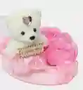 Estuche De Regalo Corazón Rosas Y Peluches