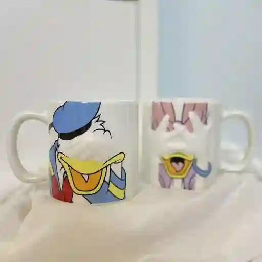 Set Mugs Pareja Donald Y Daisy Disney (x2 Uds.)