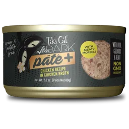 Tiki Cat After Dark Pate Plus Lata 80 Gr Pollo En Caldo De Pollo