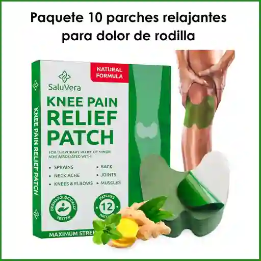 Paquete 10 Parches Relajantes Para Dolor De Rodilla (knee Patch)