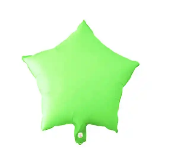 Globo Metalizado Estrella 18" Verde Neon