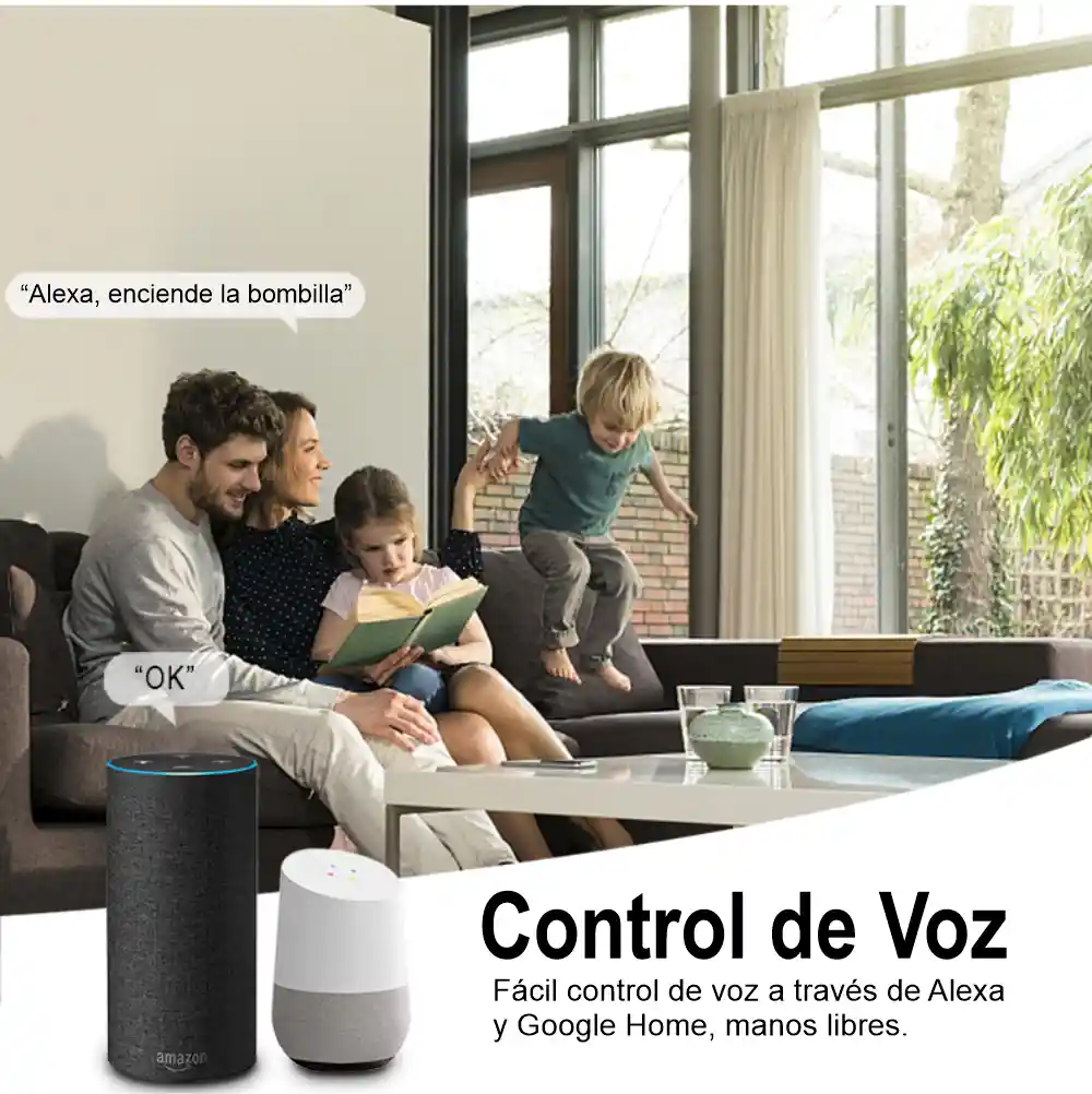 Interruptor Wifi Tactil Inteligente Alexa Google Home 2 Vias