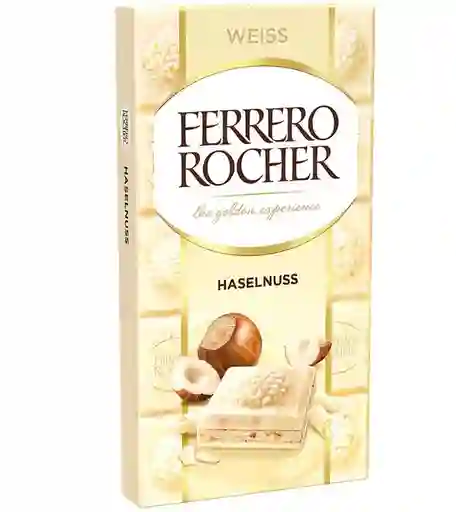 Tableta Ferrero Chocolate Blanco Con Relleno De Avellanas 90g