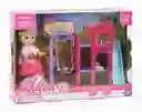 Muñeca Kiki Love Parque De Mascotas Doll House