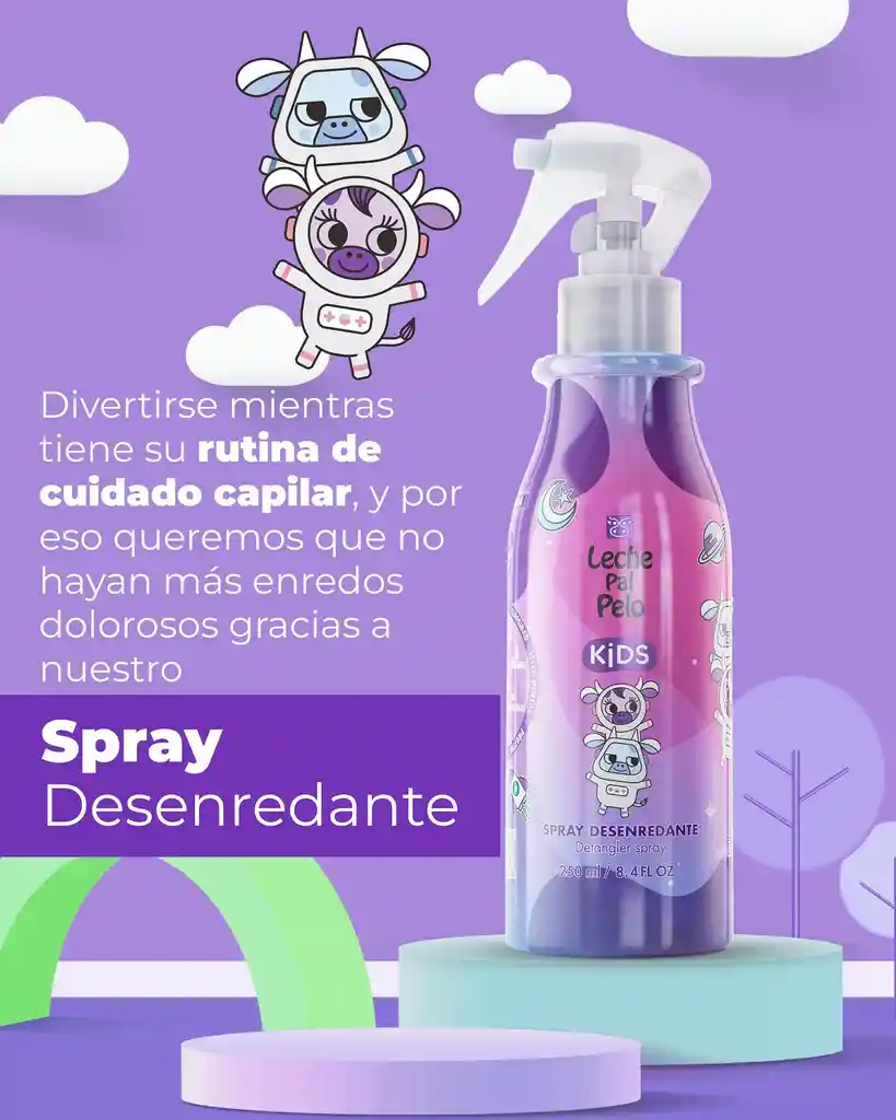 Kids Spray Desenredante Leche Pal Pelo 250ml