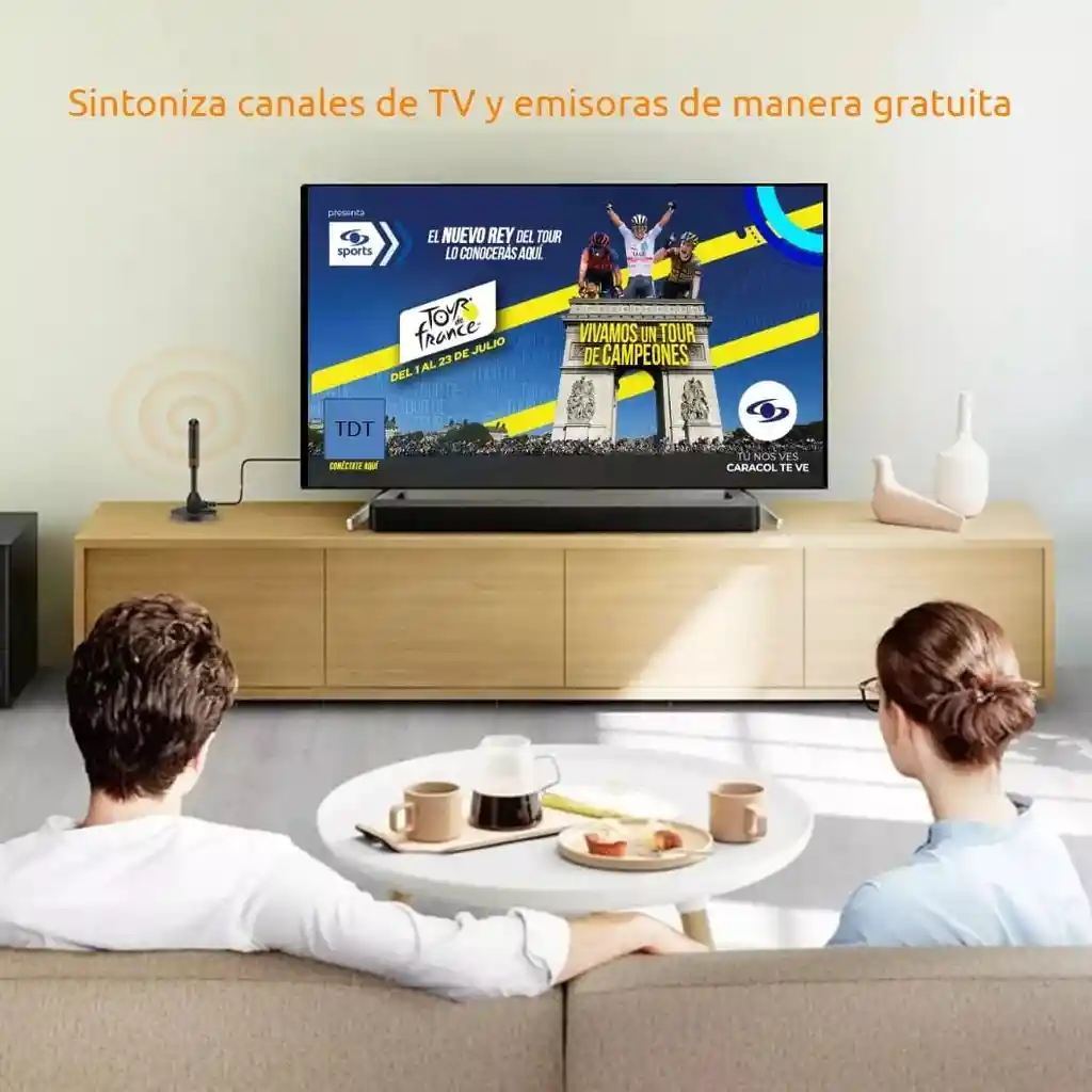 Antena Digital Potente Señal Nia T602-5 Metros