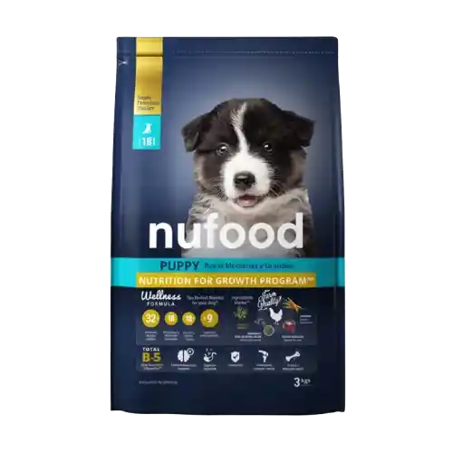 Nufood Cachorro Raza Mediana Y Grande 3kg