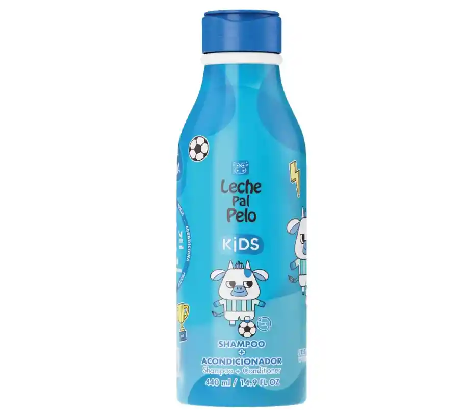 Kids Niños Shampoo + Acondicionador Leche Pal Pelo 440ml