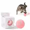 Pelota Giratoria De Juguete Inteligente Para Mascotas Y Gato Color Azul/rosa