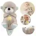 Peluche Que Respira Alivia Ansiedad Insomnio Luz Relajante Nutria