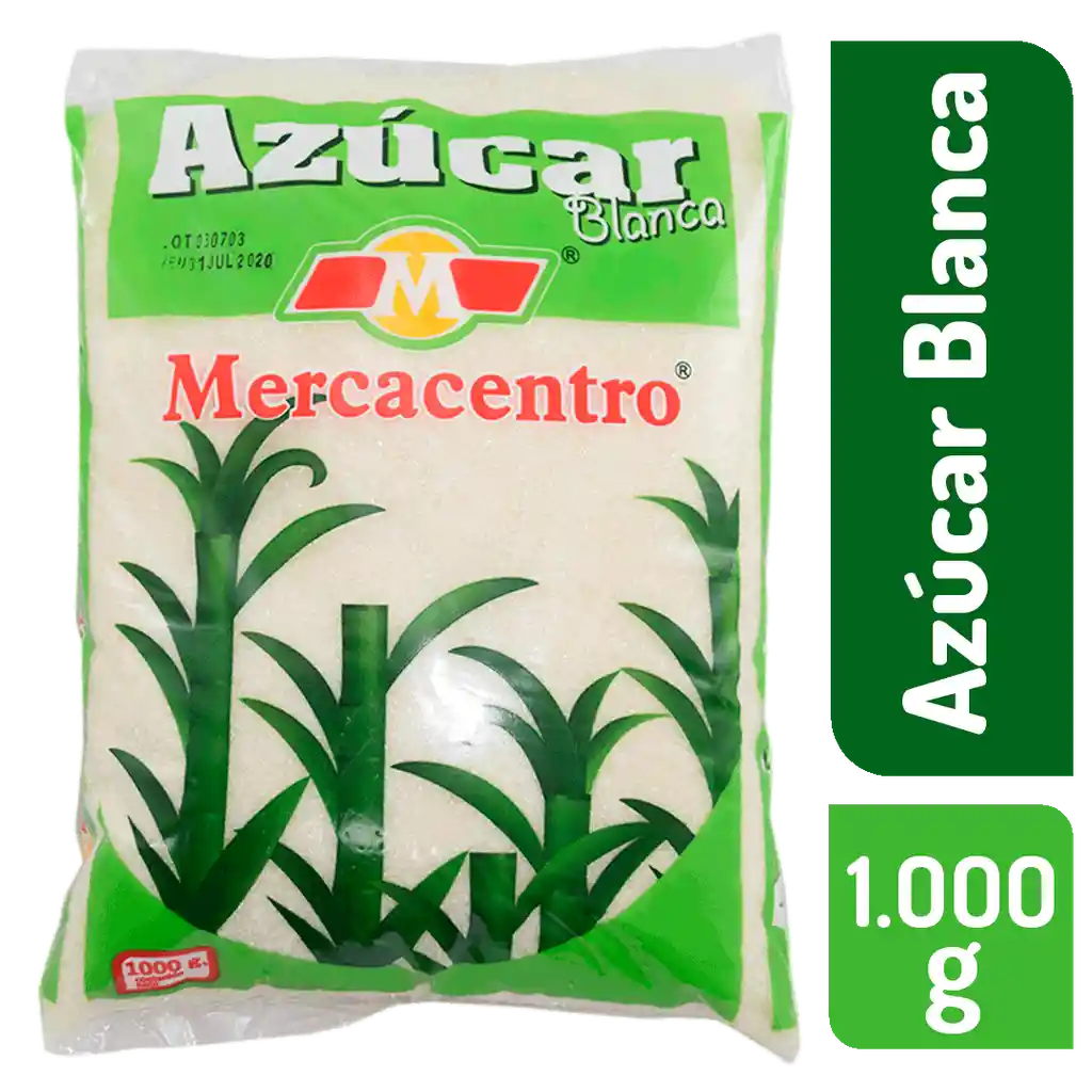 Azúcar Blanca Mercacentro 1000 G