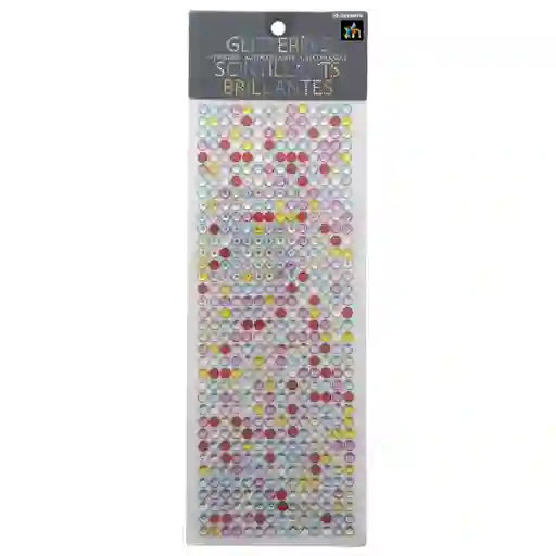 Stikers Para Manualidades De Glitter Puntos Brillantes