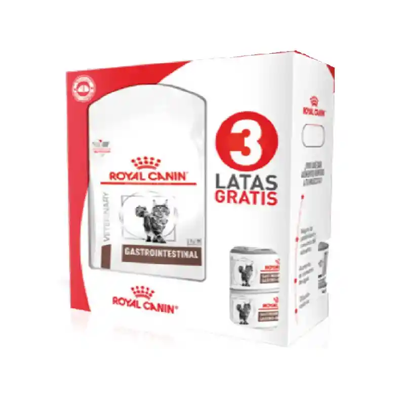 Royal C. Gato Gastrointestinal X 2kg + Lata