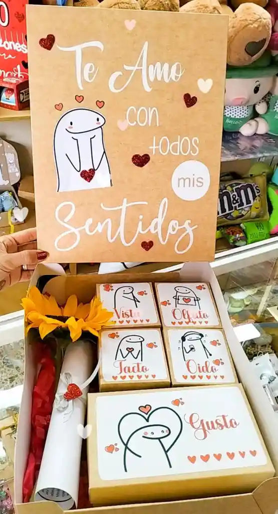 Caja Sentidos 💝hermosos Detalles, Para Esa Persona Especial 😍bajo Pedido