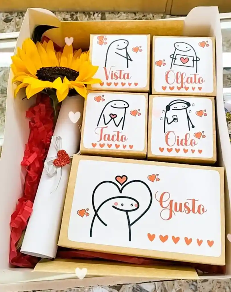 Caja Sentidos 💝hermosos Detalles, Para Esa Persona Especial 😍bajo Pedido