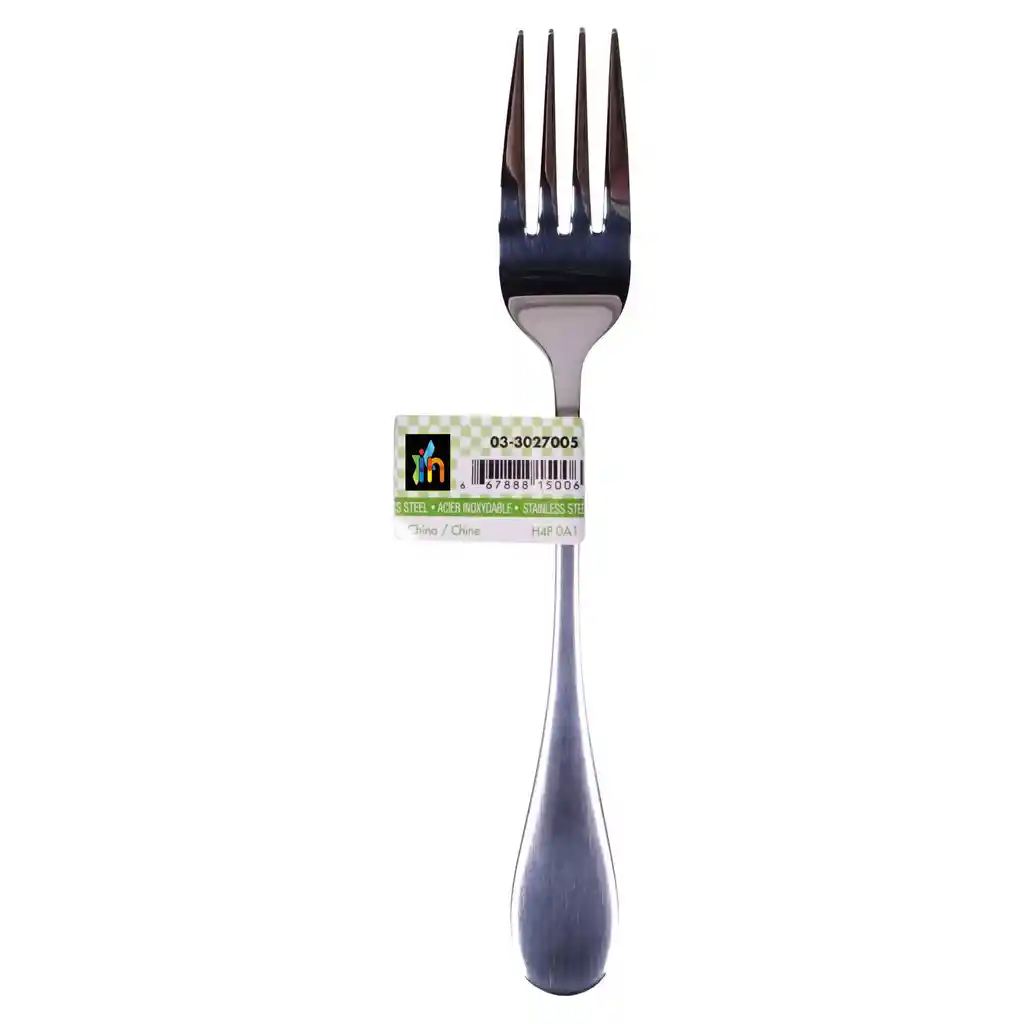 Tenedor Para Alimentos Cubierto En Acero Inoxidable
