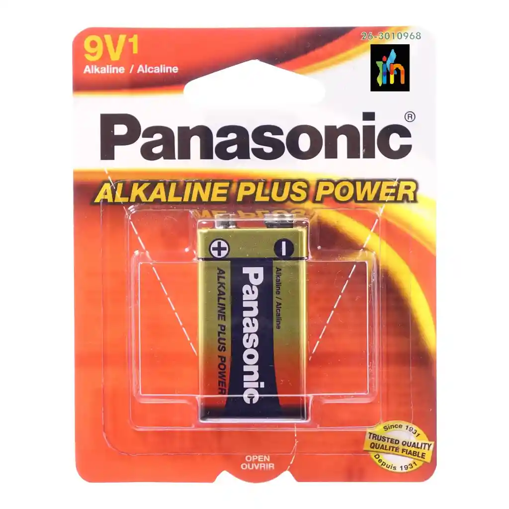 Baterias Panasonic Original Power Plus 9v1 Alcalinas