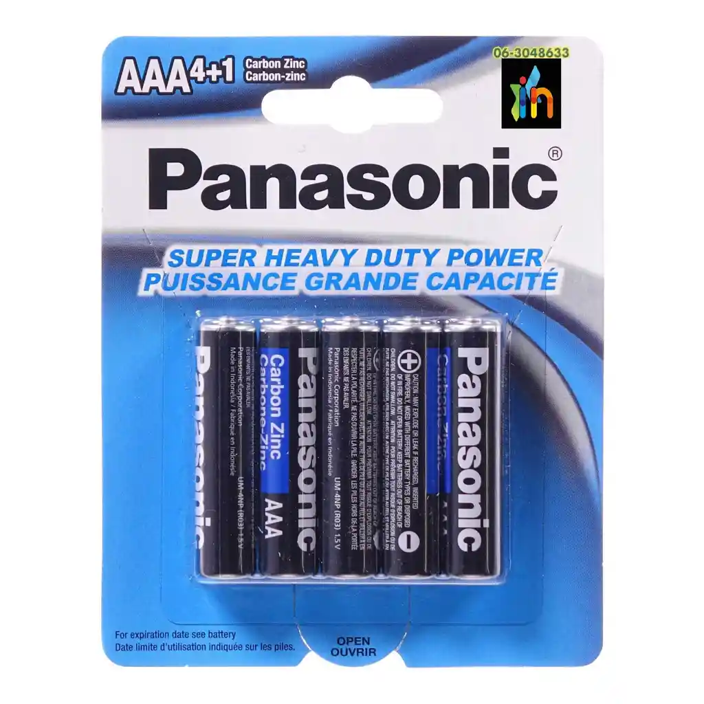 Paquete De Pilas X4 Alcalinas Aaa Original Panasonic