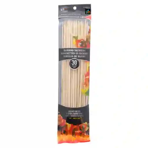 Paquete De Palos Para Pinchos En Bambu De Alta Resitencia