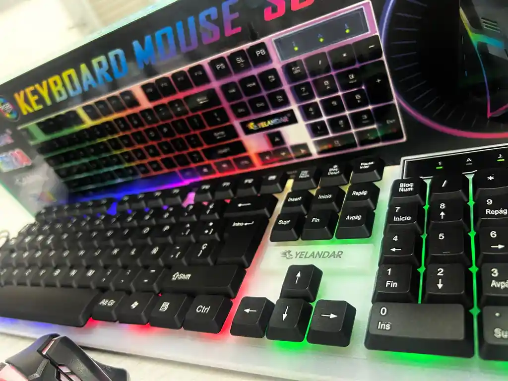 Combo Teclado Y Mouse Rgb Kt288