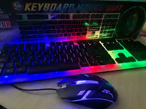 Combo Teclado Y Mouse Rgb Kt288