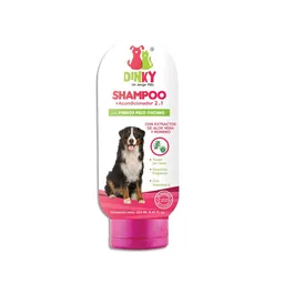 Shampoo 2 En 1 Dinky Perro Pelo Oscuro 300 Ml