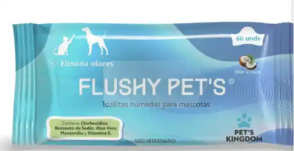 Paños Húmedos Flushy Pets