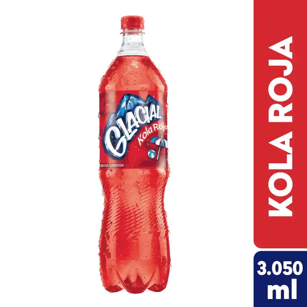 Gaseosa Glacial Kola Roja 3050 Ml