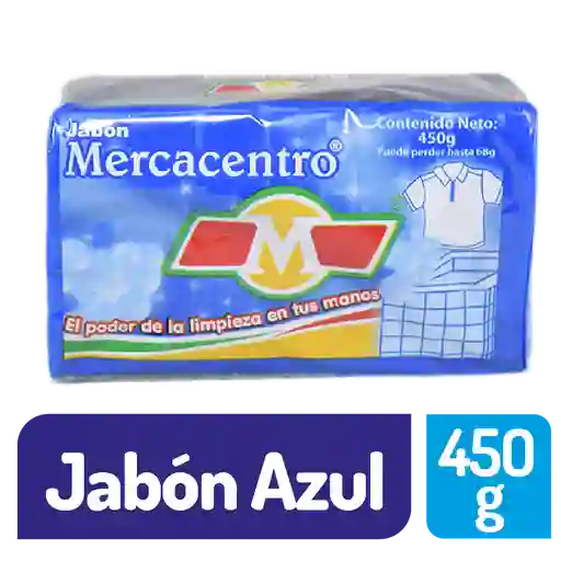 Jabón Azul Mercacentro 450 G