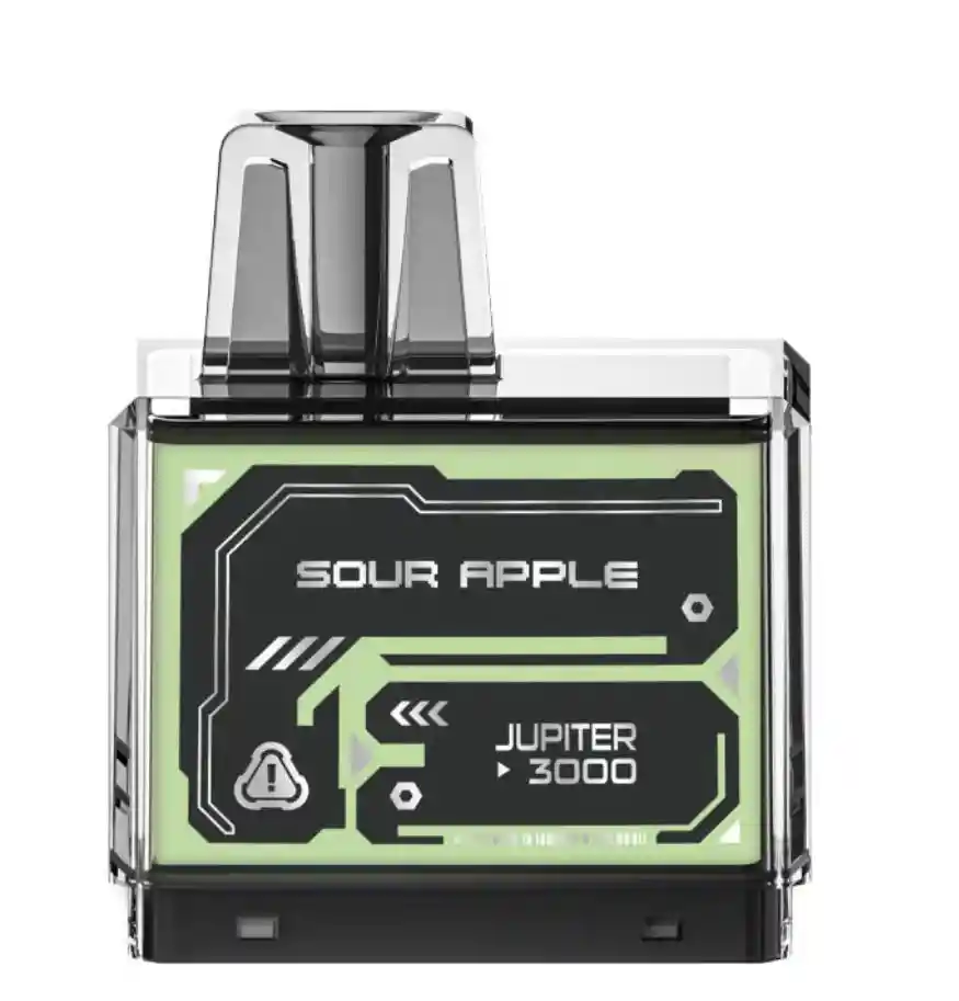 Pod Vpengin Jupiter 3000 Puff + Bateria (sour Apple)