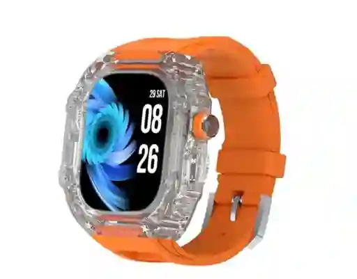 Reloj Inteligente Kalobee H9 Smartwatch Malla Naranja