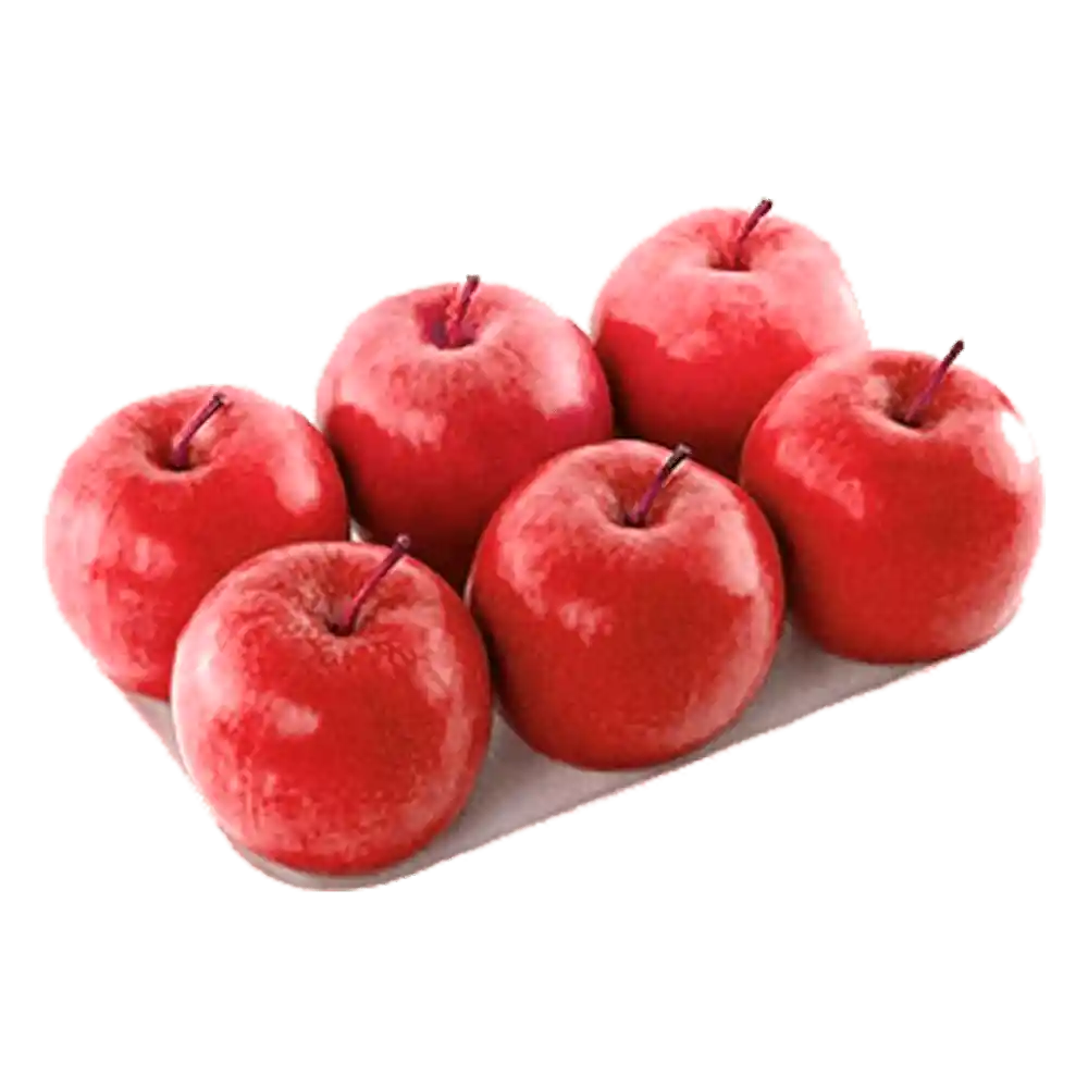 Manzana Roja Bandeja 6 Und