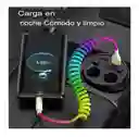 Cable Tipo C Retráctril De Colores 3a Carga Rapidade 1 Metro