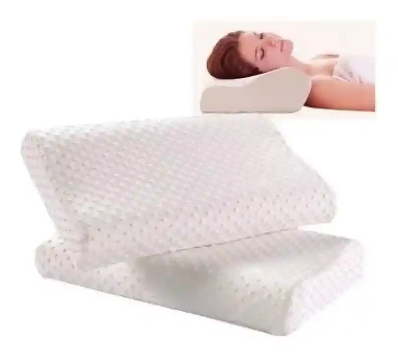 2 Almohada Memory Pillow Ortopédica Indeformable Con Aloe Vera