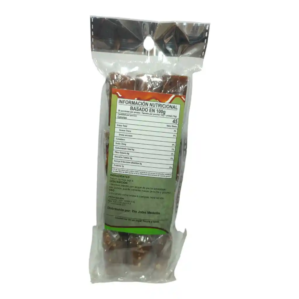 Caramelo De Yacon Y Quinua X 12 Unid