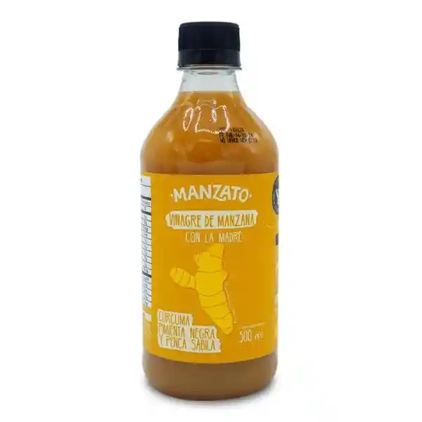 Vinagre De Manzana Cúrcuma X 500 Manzato