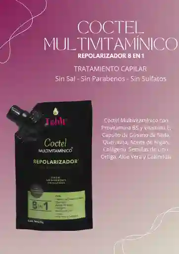 Tratamiento Coctel Multivitamico Capitlar Lehit 8 En 1 Doypack X90gr