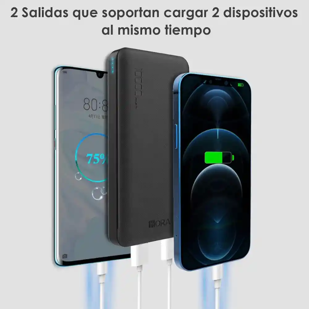 Power Bank Bateria Portatil 1hora Gar094 10000 Mah