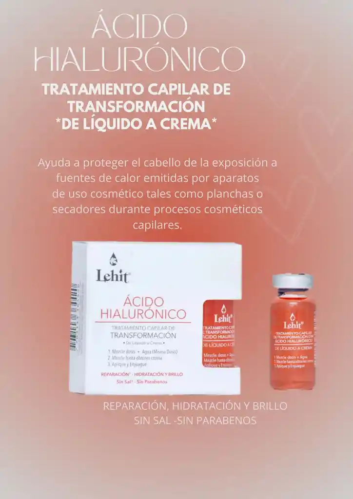 Ampolleta Acido Hialuronico Liquido A Crema Lehit