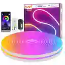 Cinta Led Neon Rgb 5 Metros Bluetooth 12v Alexa Google Home