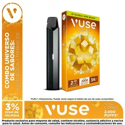 Combo Vuse: 1 Pack Capsula 3% + Gratis Dispositivo Epod Black