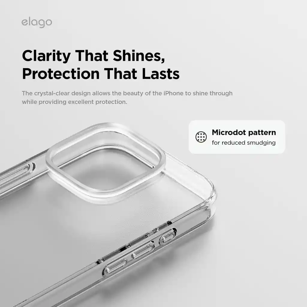 Estuche Para Iphone 16 Pro Hybrid Elago En Transparente