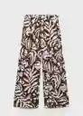 Pantalón Nemo Marrón Talla XS Mujer Mango