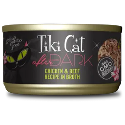 Tiki Cat After Dark Lata 80 Gr Pollo Y Carne En Caldo