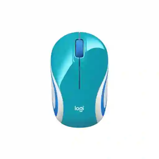 Mouse Mini Logitech M187 - Inalambrico - Ultraportatil - Usb - Azul Palace