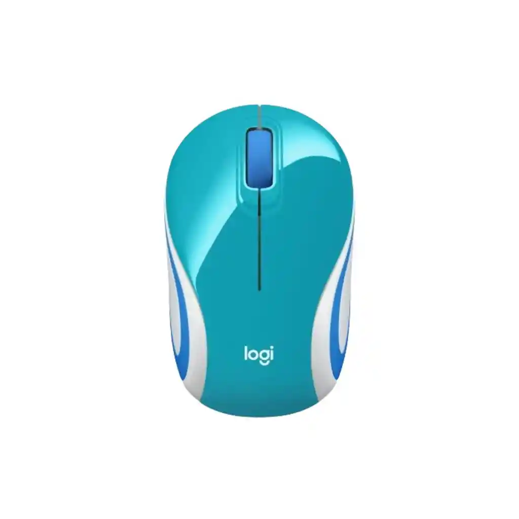 Mouse Mini Logitech M187 - Inalambrico - Ultraportatil - Usb - Azul Palace