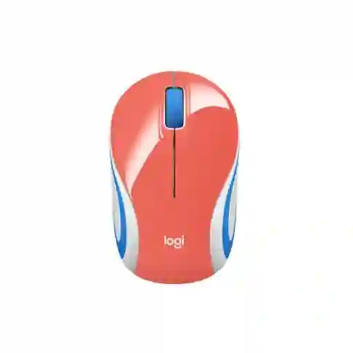 Mouse Mini Logitech M187 - Inalambrico - Ultraportatil - Usb - Coral