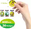 Stickers Adhesivos Calificar Tareas Rollo De 600 Escuela