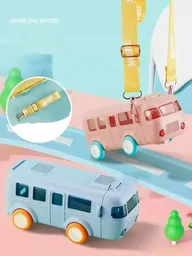 Termo Para Niños Bus Carrito De Agua Con Pitillo Infantil