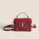 Bolso De Mano Diseño Rectangular Elegante Color Rojo